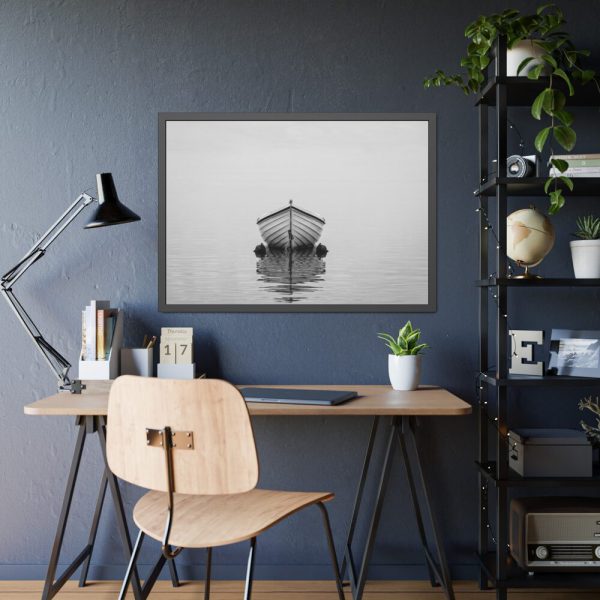 93854-134.jpg Boat on the Sea Framed Poster