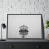 93854-135.jpg Boat on the Sea Framed Poster