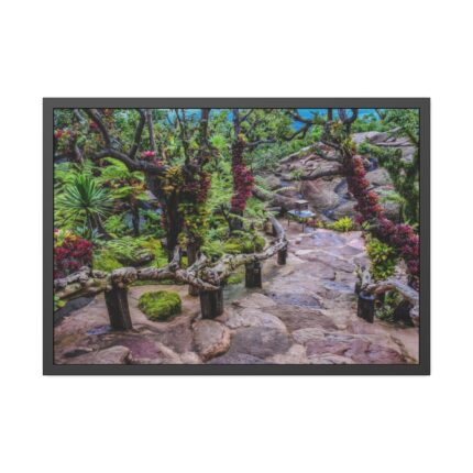 Botanical Garden Trees Framed Poster