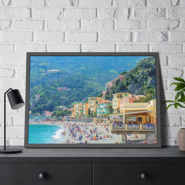 93854-23.jpg A Beach of Cinque Terre Framed Poster