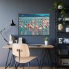 93854-230.jpg Pink Flamingo Lake Framed Poster