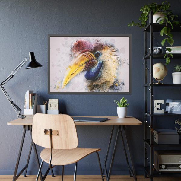 93854-238.jpg Hornbill Bird Framed Poster
