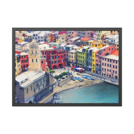 Italy Liguria Cinque Terre Framed Poster