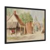 93854-245.jpg Rue du Puits Sale, St. Valery by Miner Kilbourne Kellogg Framed Poster