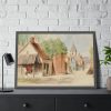93854-247.jpg Rue du Puits Sale, St. Valery by Miner Kilbourne Kellogg Framed Poster