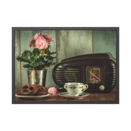 Vintage Retro Radio Framed Poster