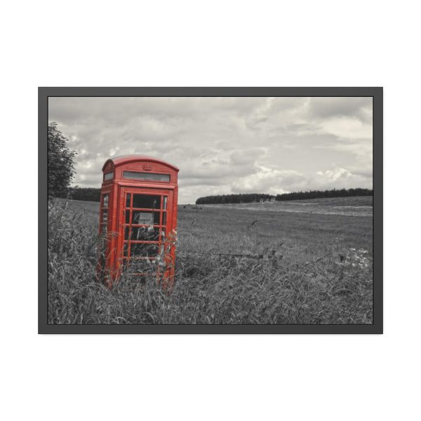 93854-268.jpg Red Telephone Booth Framed Poster
