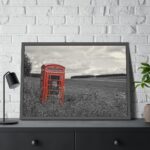 Red Telephone Booth Framed Poster - Image 4