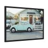 93854-289.jpg Vintage Car and House Framed Poster