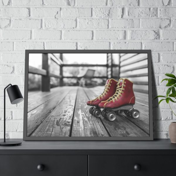 93854-303.jpg Vintage Rollerblades Framed Poster