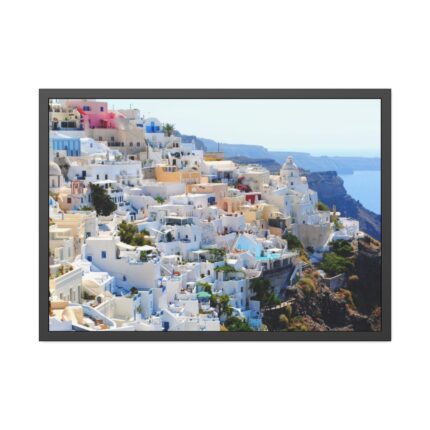 Scenery of Island Framed Poster
