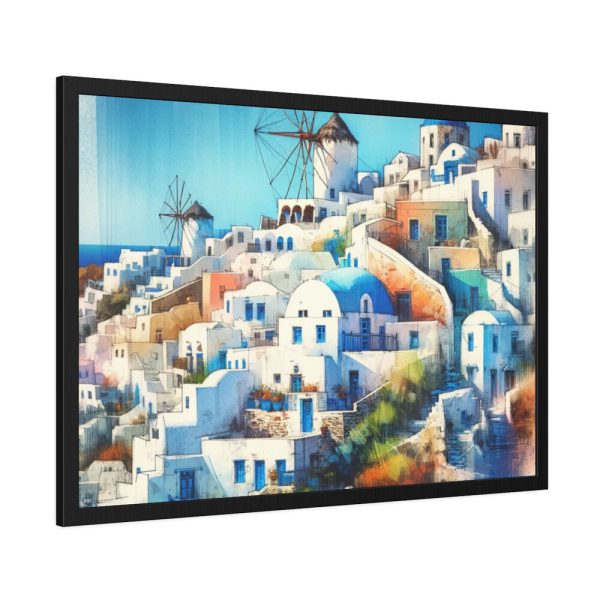 Beautiful Greek Island II Framed Poster