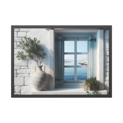 Somewhere in Greece Framed Poster