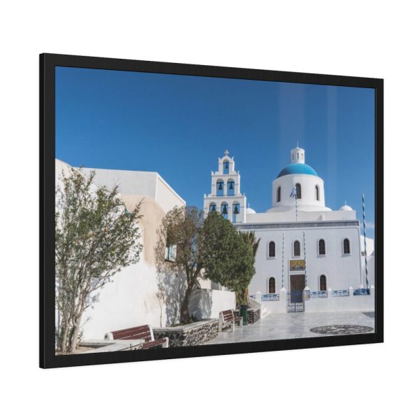 93854-361.jpg Church in Santorini Framed Poster