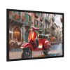 93854-401.jpg Red Vespa in Italy II Framed Poster