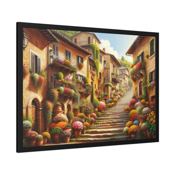 93854-417.jpg Italian Street Scene Framed Poster