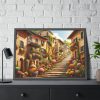 93854-419.jpg Italian Street Scene Framed Poster