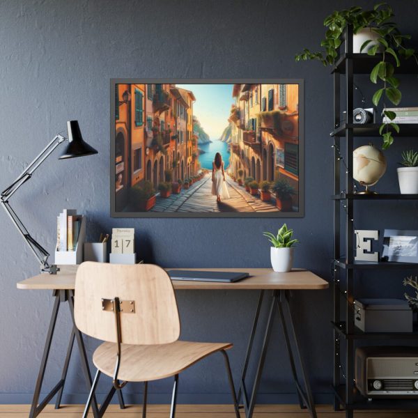 93854-426.jpg Girl in Italy Framed Poster