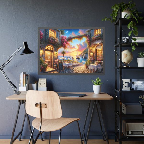Simpatico Tavern in Italy Framed Poster