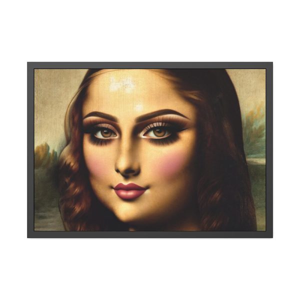 93854-456.jpg Mona Lisa With Modern Twist Framed Poster