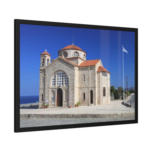 Church in Agios Georgios Framed Poster
