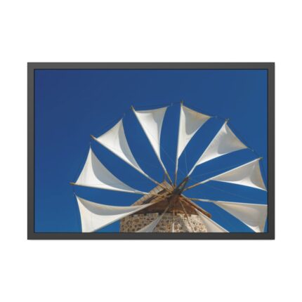 Traditional Windmill Framed Poster