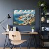 93854-486.jpg Greek Island With Sea Landscape Framed Poster