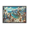 93854-488.jpg Greek Island Scene Framed Poster