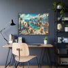 93854-490.jpg Greek Island Scene Framed Poster