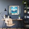 View of the Sea From the Window in Greece Framed Poster