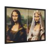 93854-509.jpg Mona Lisa Reimagined as a Bride Framed Poster