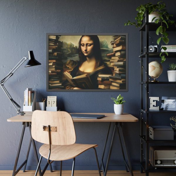 93854-522.jpg Mona Lisa's Expression of Sadness Framed Poster