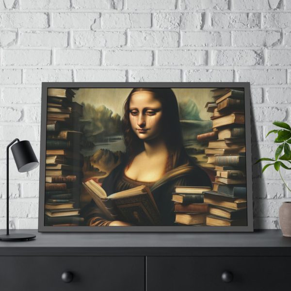 93854-523.jpg Mona Lisa's Expression of Sadness Framed Poster