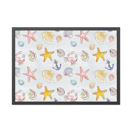 Sea, Beach, Sand Framed Poster