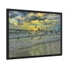 93854-65.jpg Convey of Birds are Flying Duing Sunset Framed Poster