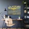 93854-66.jpg Convey of Birds are Flying Duing Sunset Framed Poster