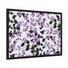 93854-93.jpg Purple Floral Pattern Framed Poster