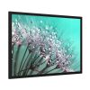 93855-109.jpg Water Droplets Dandelion Seeds Framed Poster