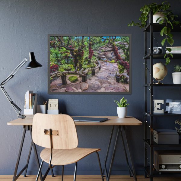 93855-162.jpg Botanical Garden Trees Framed Poster