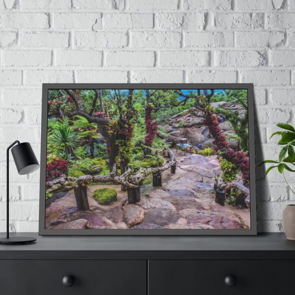 93855-163.jpg Botanical Garden Trees Framed Poster