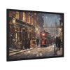 93855-189.jpg Vintage Christmas Street In London Framed Poster