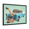 93855-197.jpg Retro Vintage Car Framed Poster