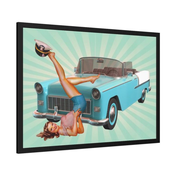 93855-197.jpg Retro Vintage Car Framed Poster