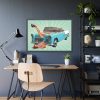 93855-198.jpg Retro Vintage Car Framed Poster