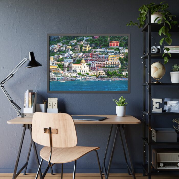 Positano Coast in Italy Framed Poster - Image 7