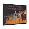 93855-217.jpg Vintage Cycling Couple Framed Poster