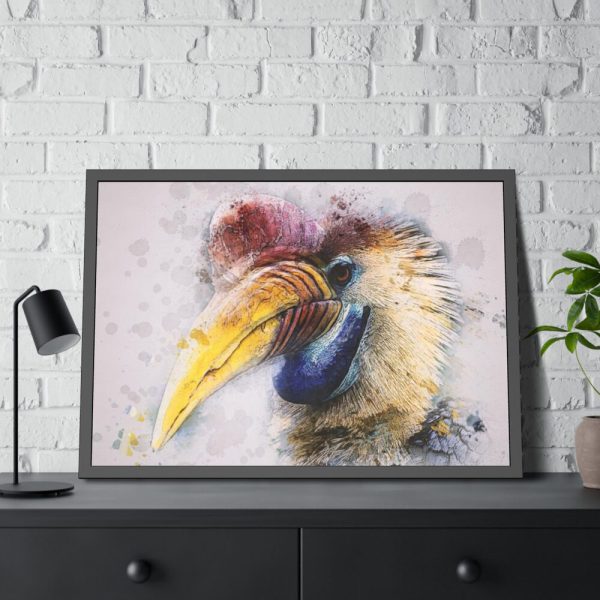 93855-239.jpg Hornbill Bird Framed Poster