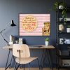 93855-250.jpg Glamorous Retro Woman With Humourous Sign Framed Poster