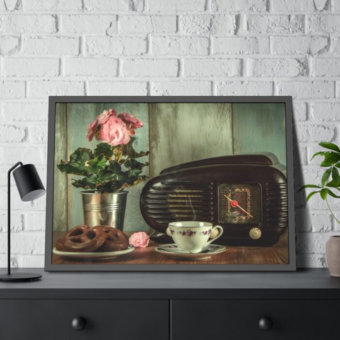 Vintage Retro Radio Framed Poster - Image 8