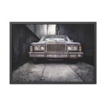 Car Vintage Parking Narrow Framed Poster - Image 5